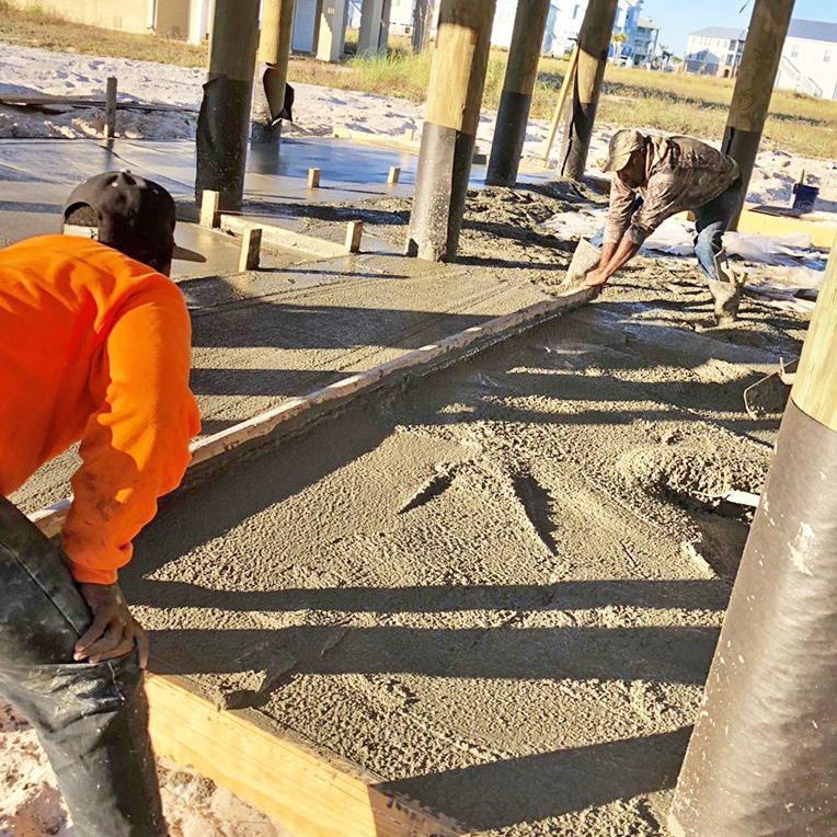 Walker piling home in Navarre Beach by Acorn Fine Homes