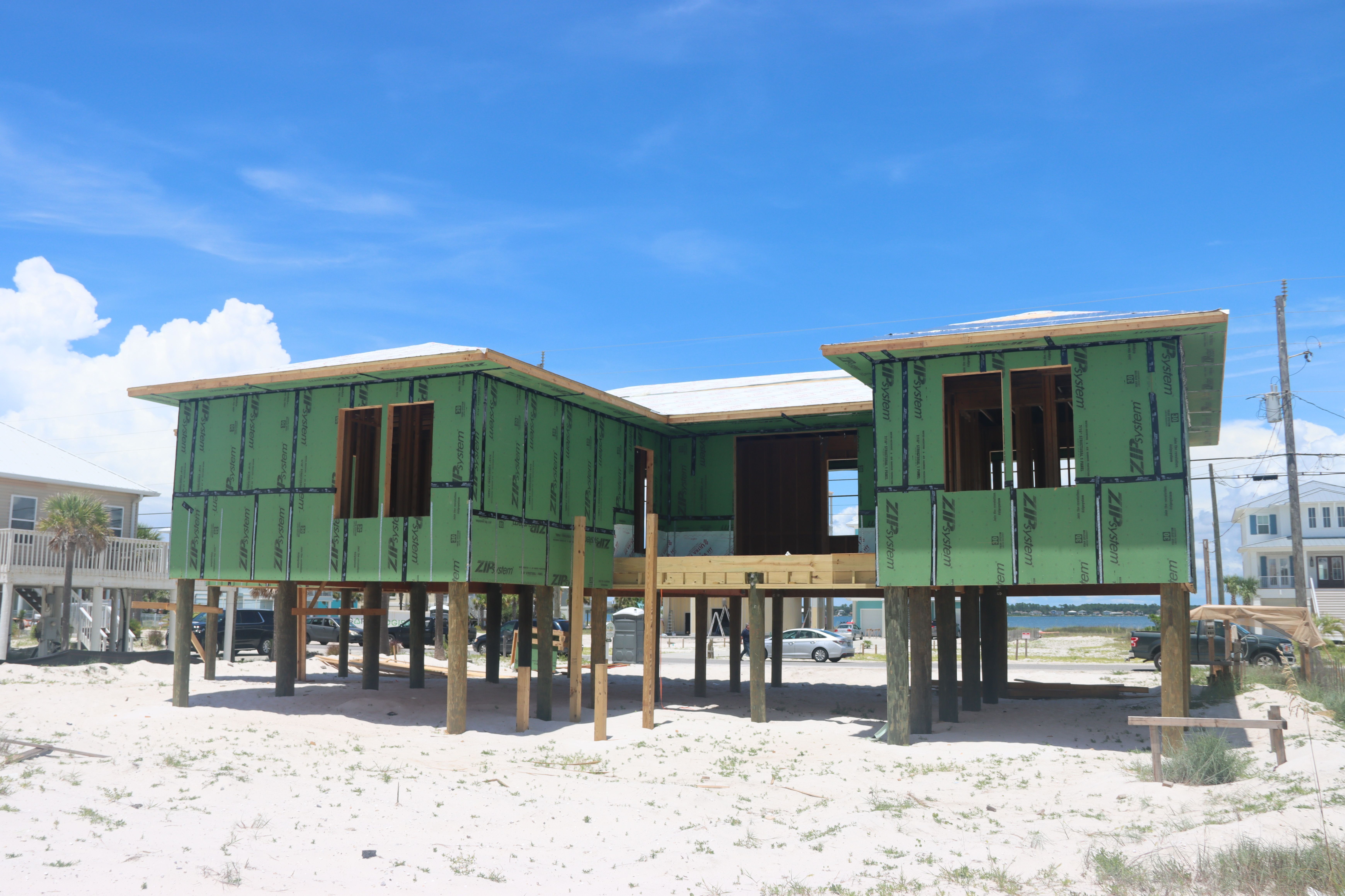 Conway modern coastal piling home on Navarre Beach