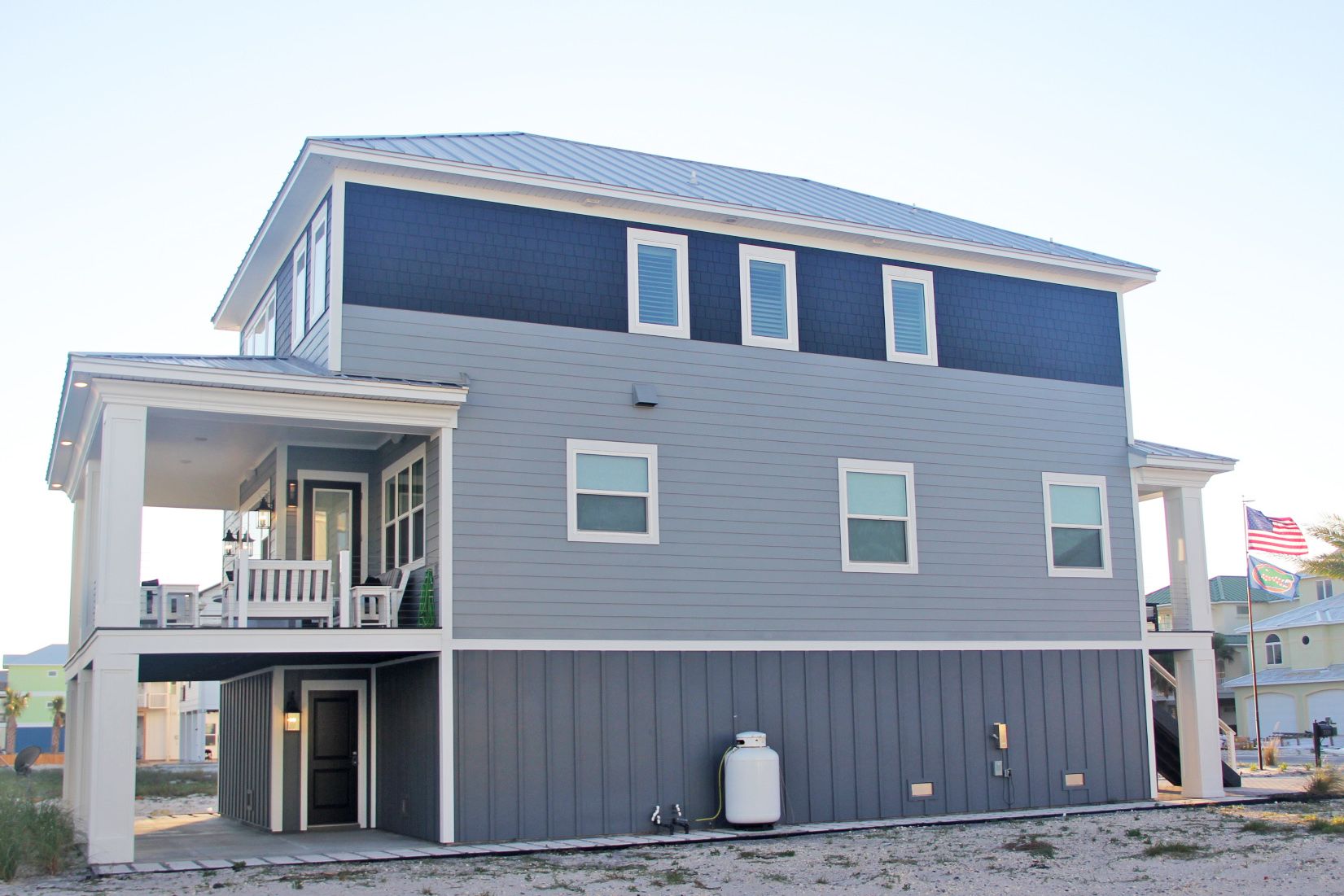 Walker piling home in Navarre Beach by Acorn Fine Homes