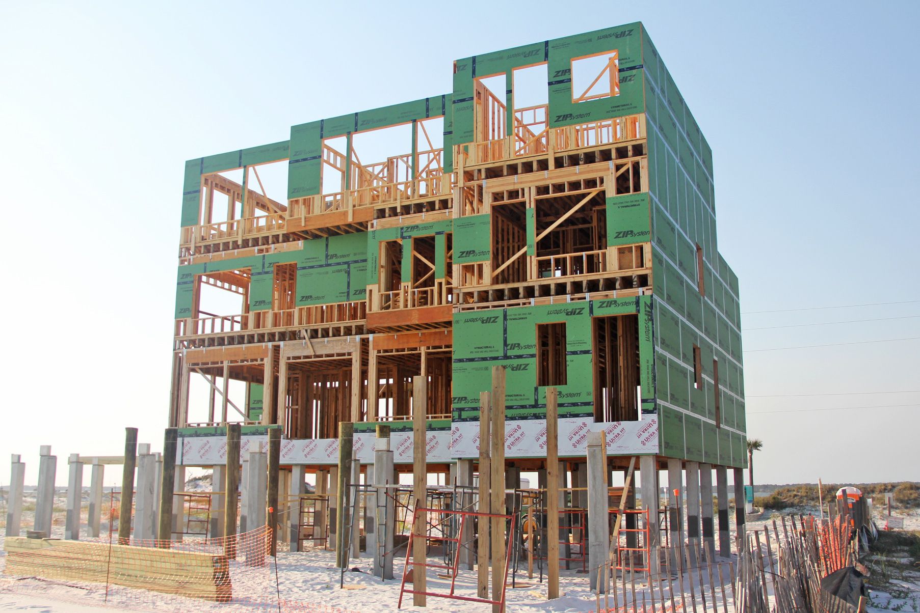 Clanton modern coastal piling home on Navarre Beach