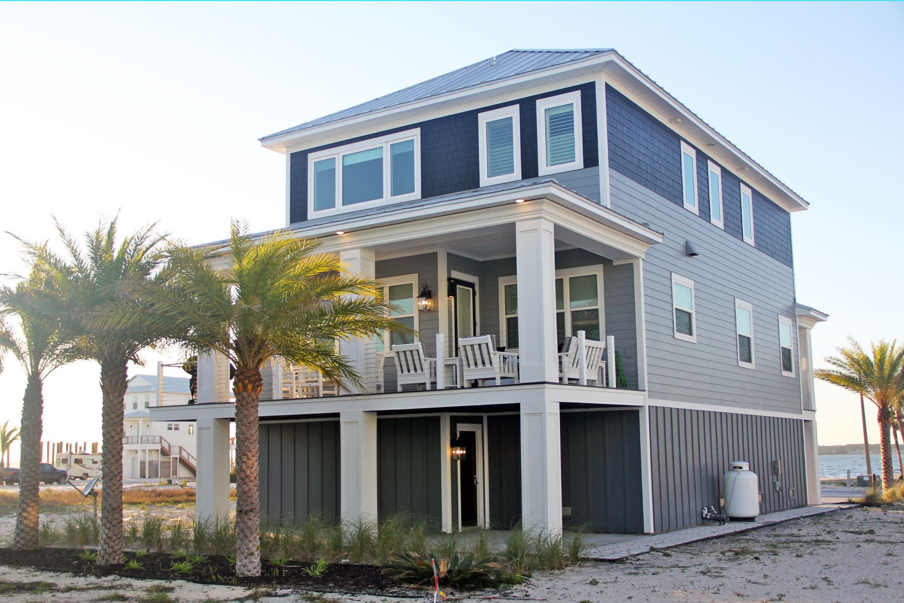 Walker piling home in Navarre Beach by Acorn Fine Homes