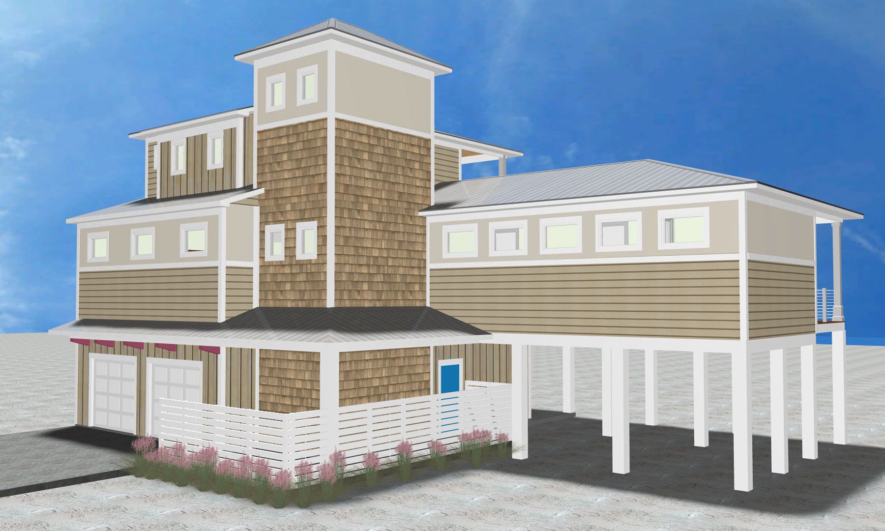 Burchard residence on Navarre Beach