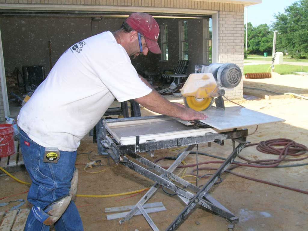 cutting tile