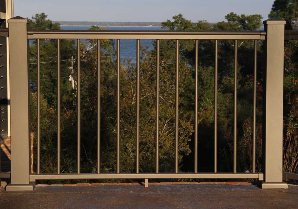 Aluminum railing by Acorn Consruction