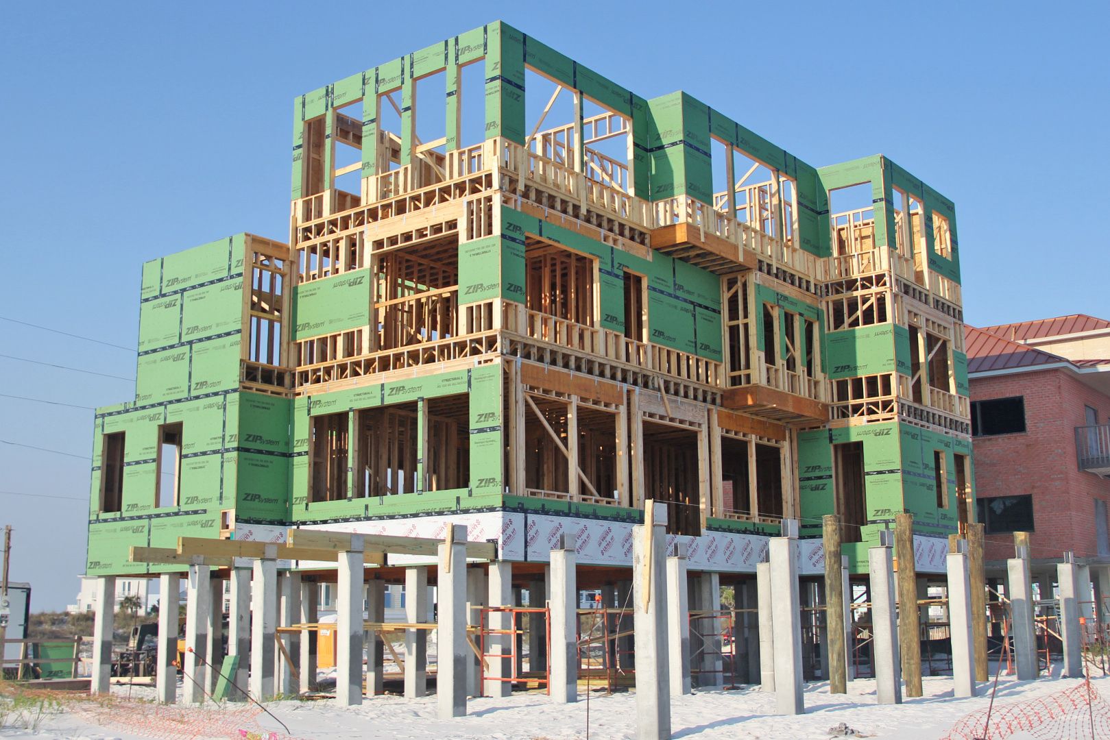 Clanton modern coastal piling home on Navarre Beach