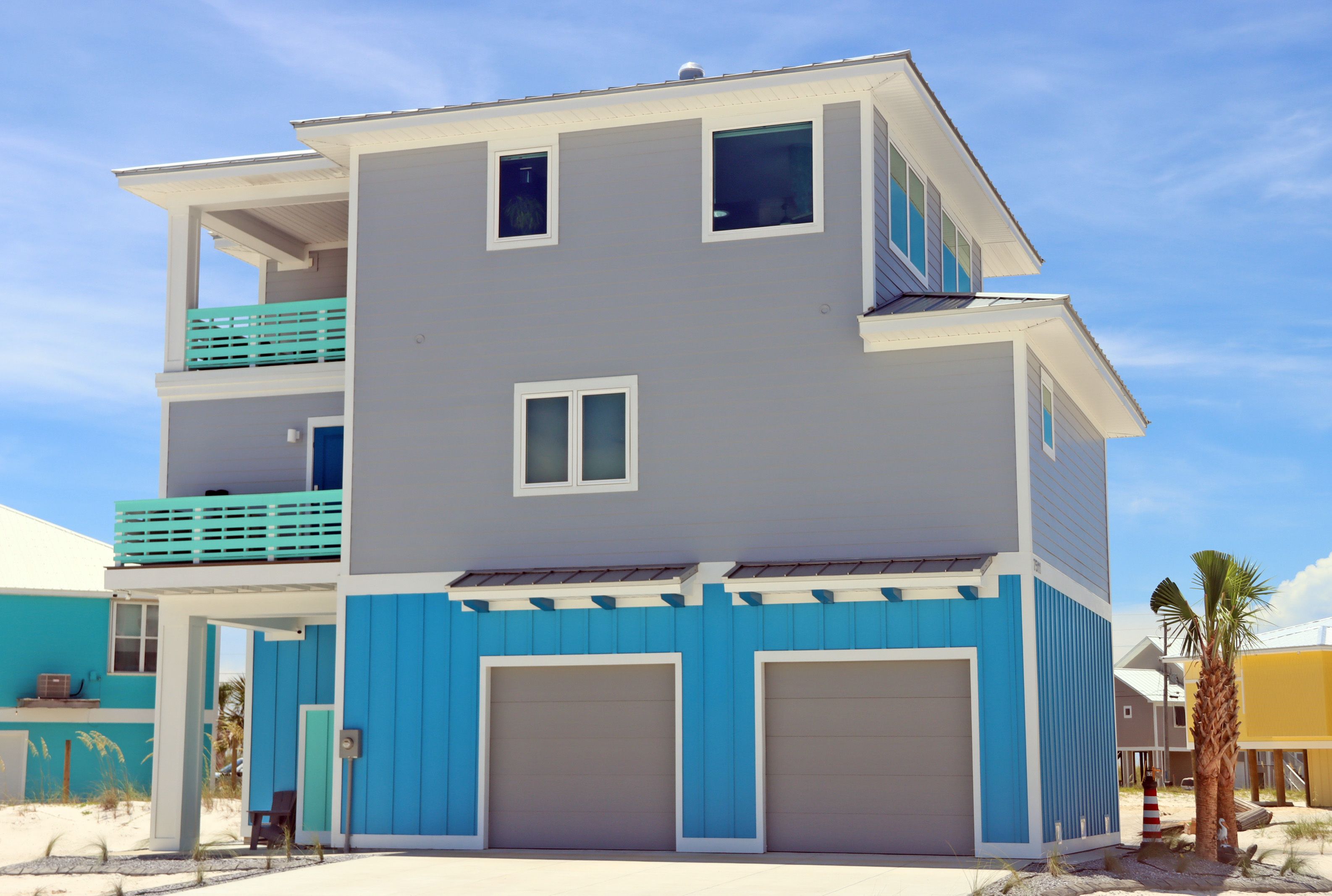 Neff modern coastal piling home on Navarre Beach