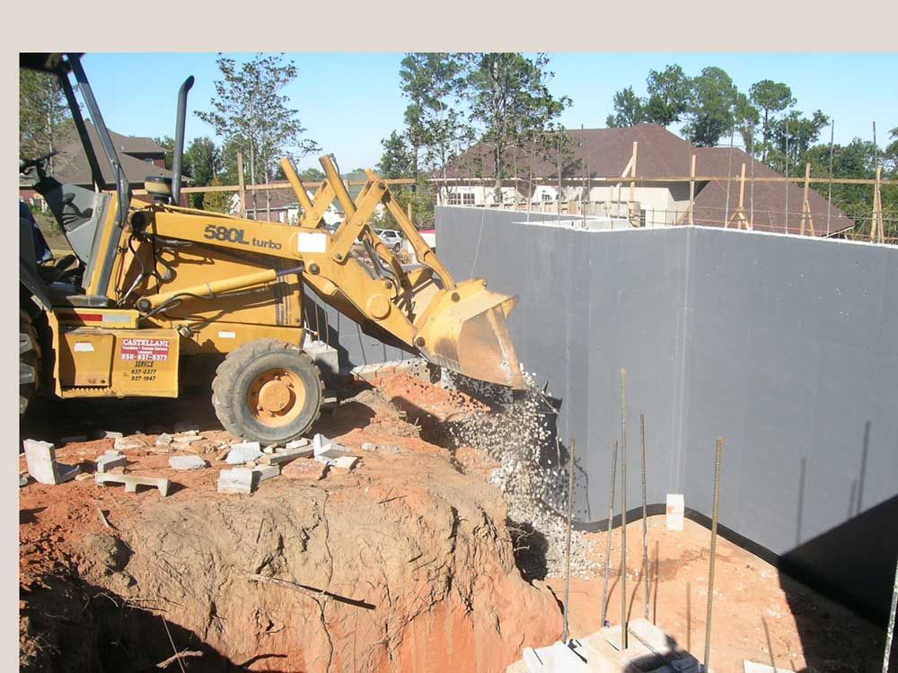 basement wall drains