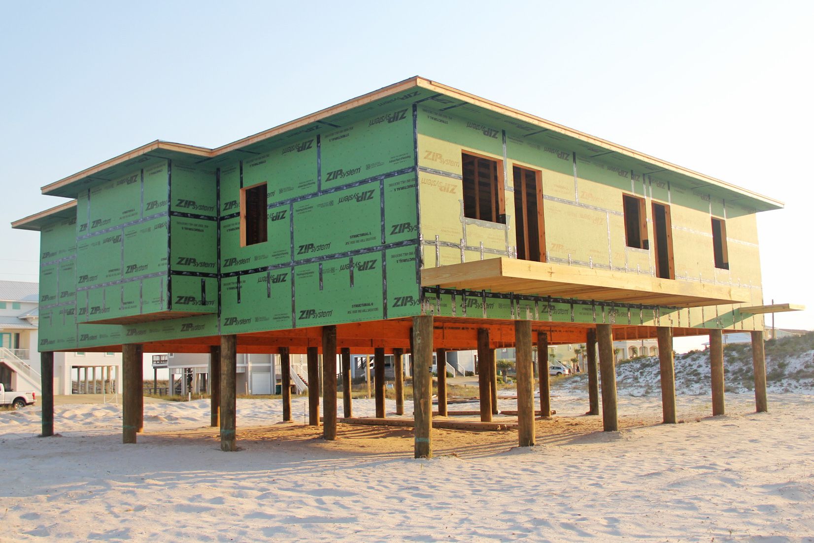 Gomel piling home on Navarre Beach by Acorn Fine Homes