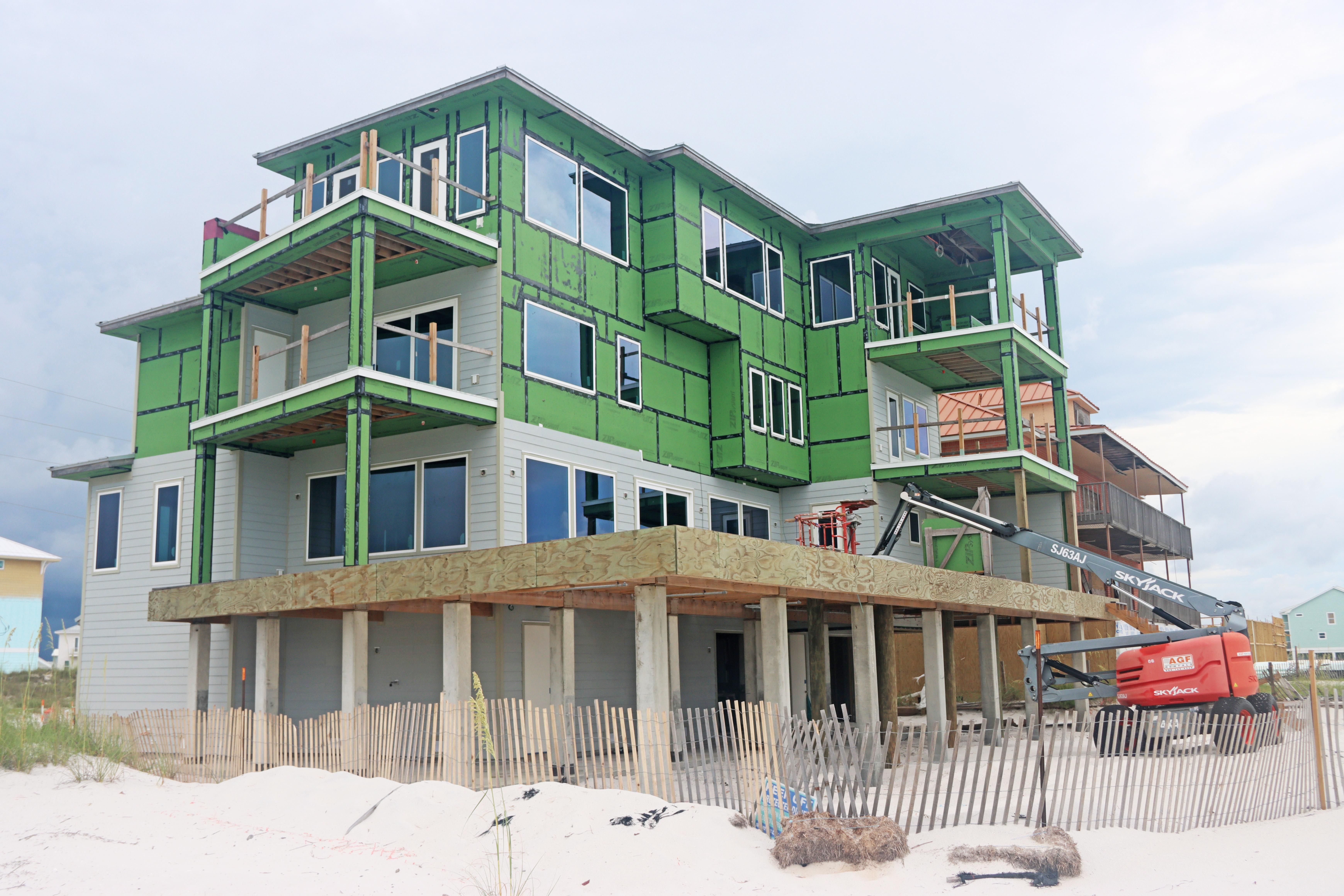 Clanton modern coastal piling home on Navarre Beach