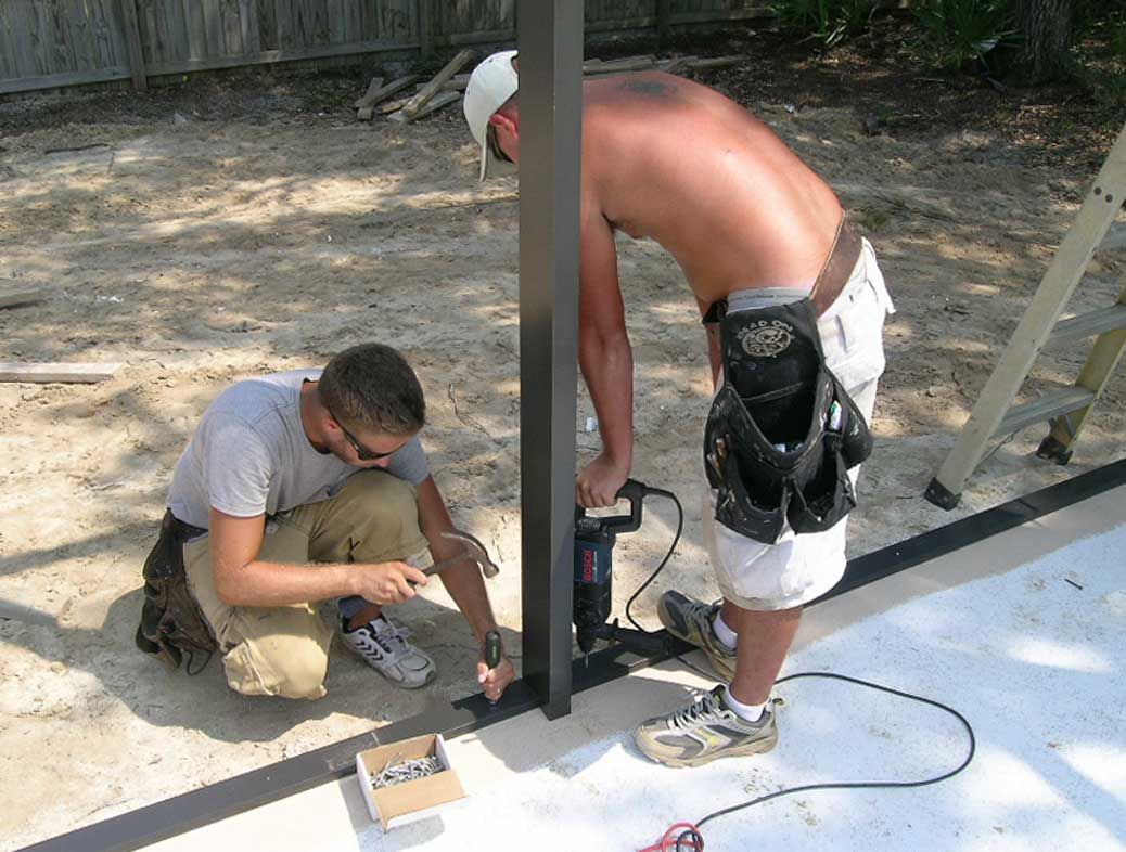 aluminum pool enclosure