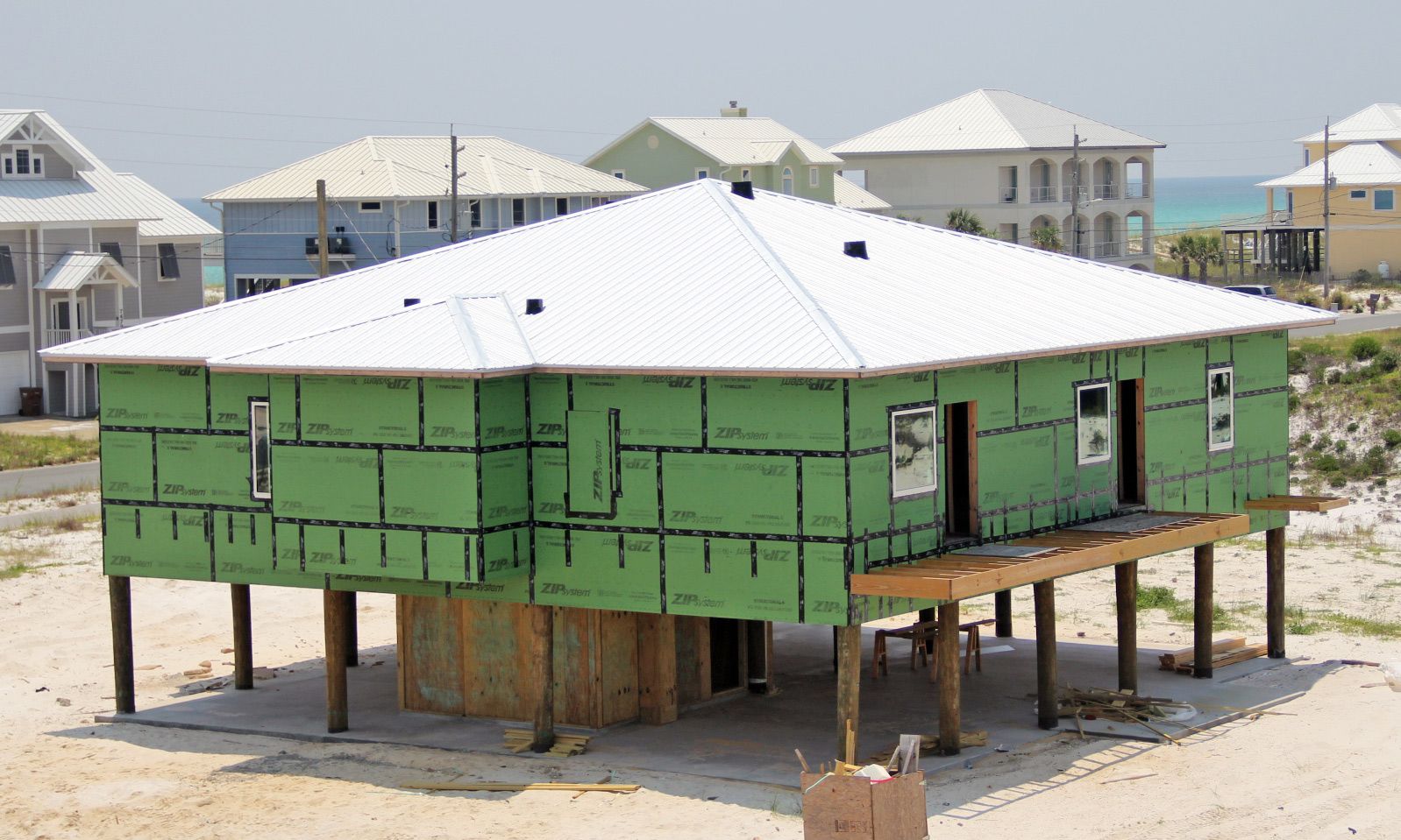 Gomel piling home on Navarre Beach by Acorn Fine Homes