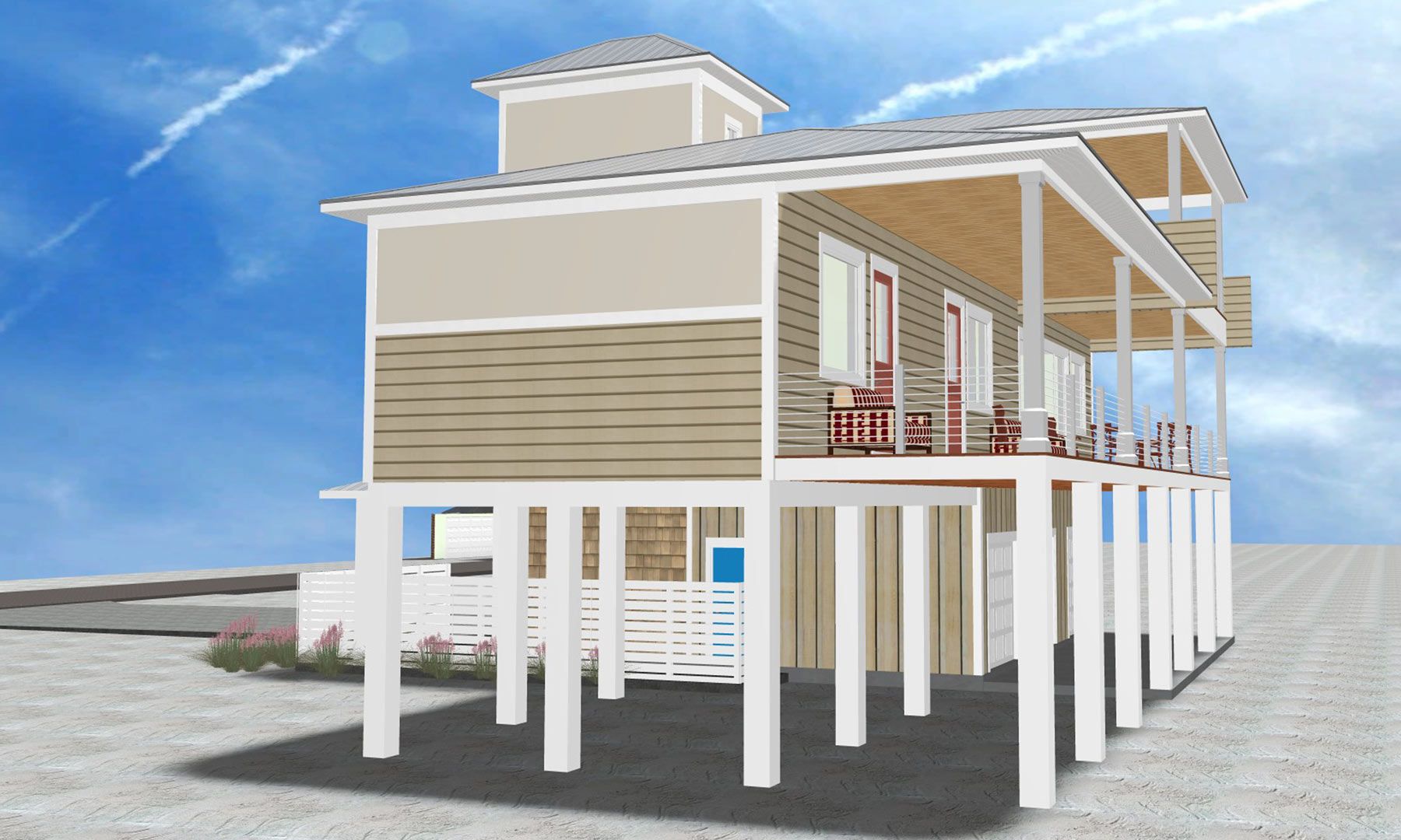 Burchard residence on Navarre Beach