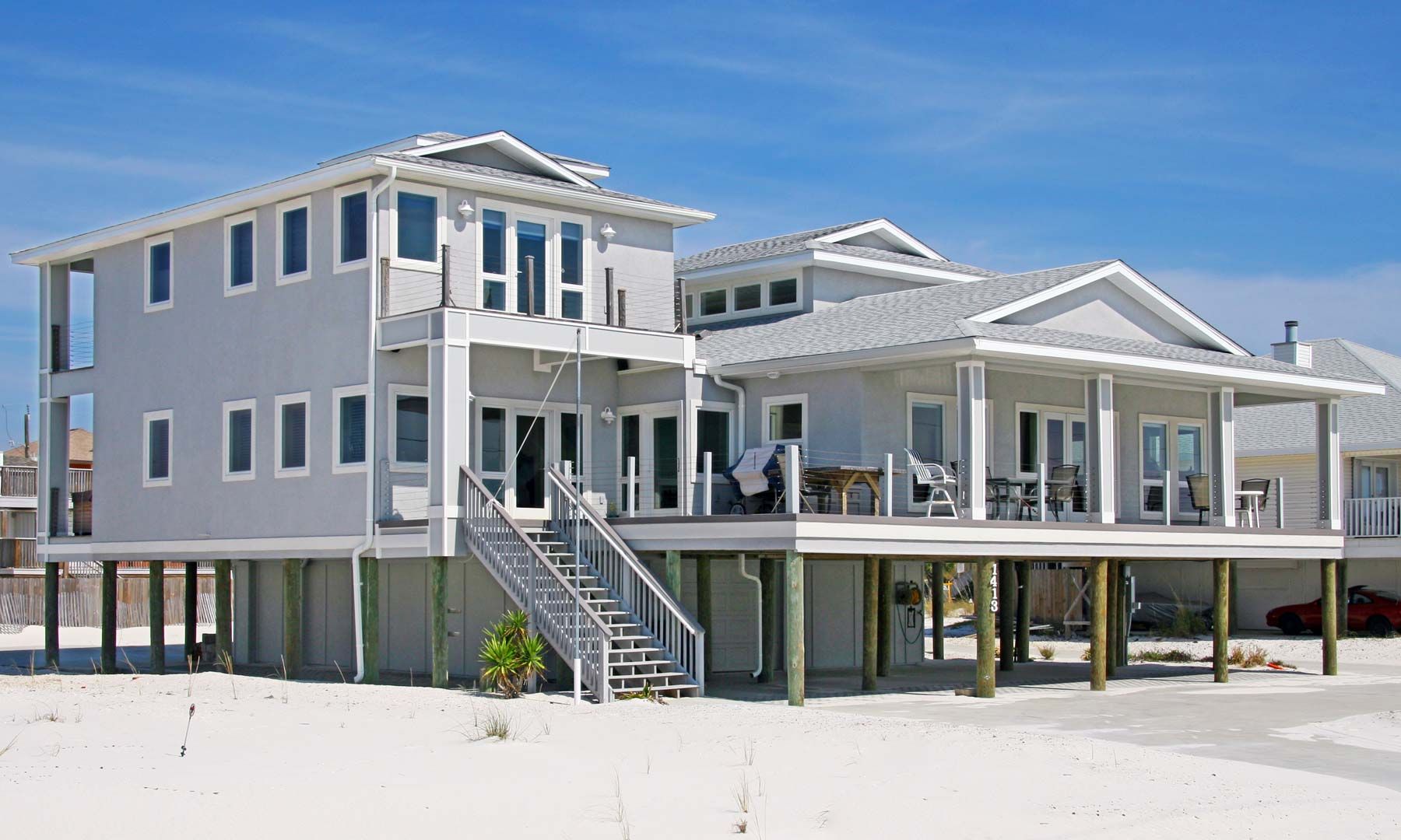 Sloan residence on Pensacola Beach by Acorn Fine Homes