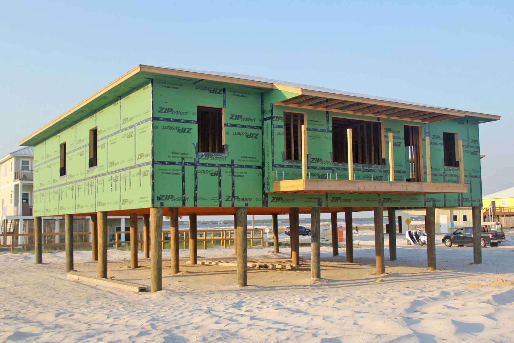 Gomel piling home on Navarre Beach by Acorn Fine Homes