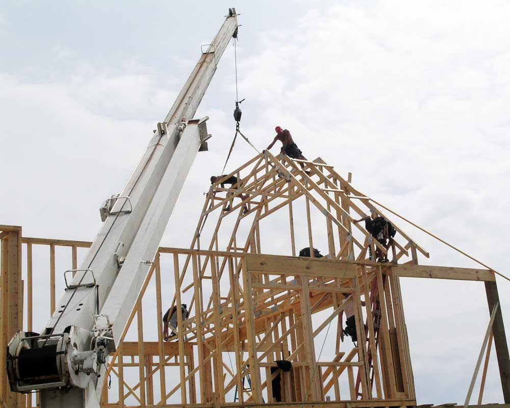 setting trusses