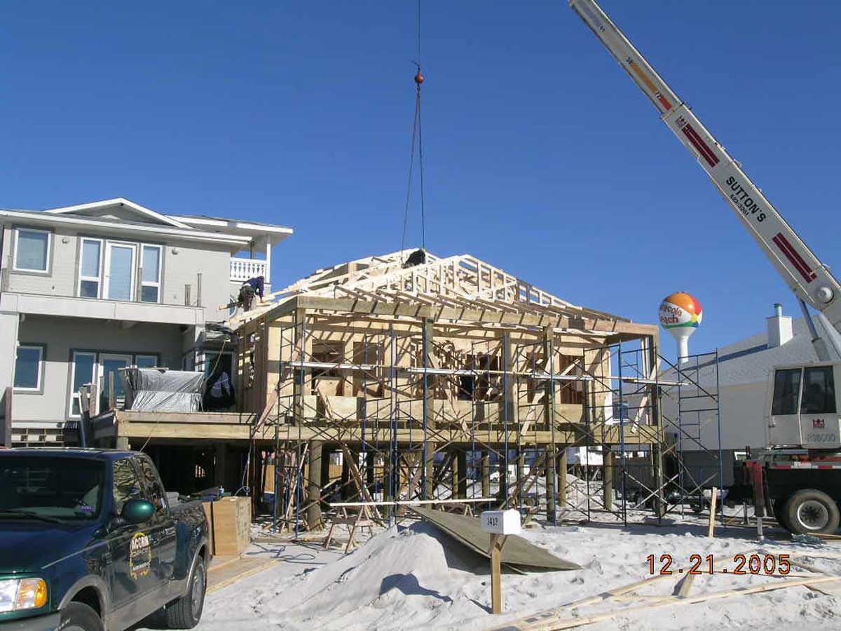 Sloan residence on Pensacola Beach by Acorn Fine Homes