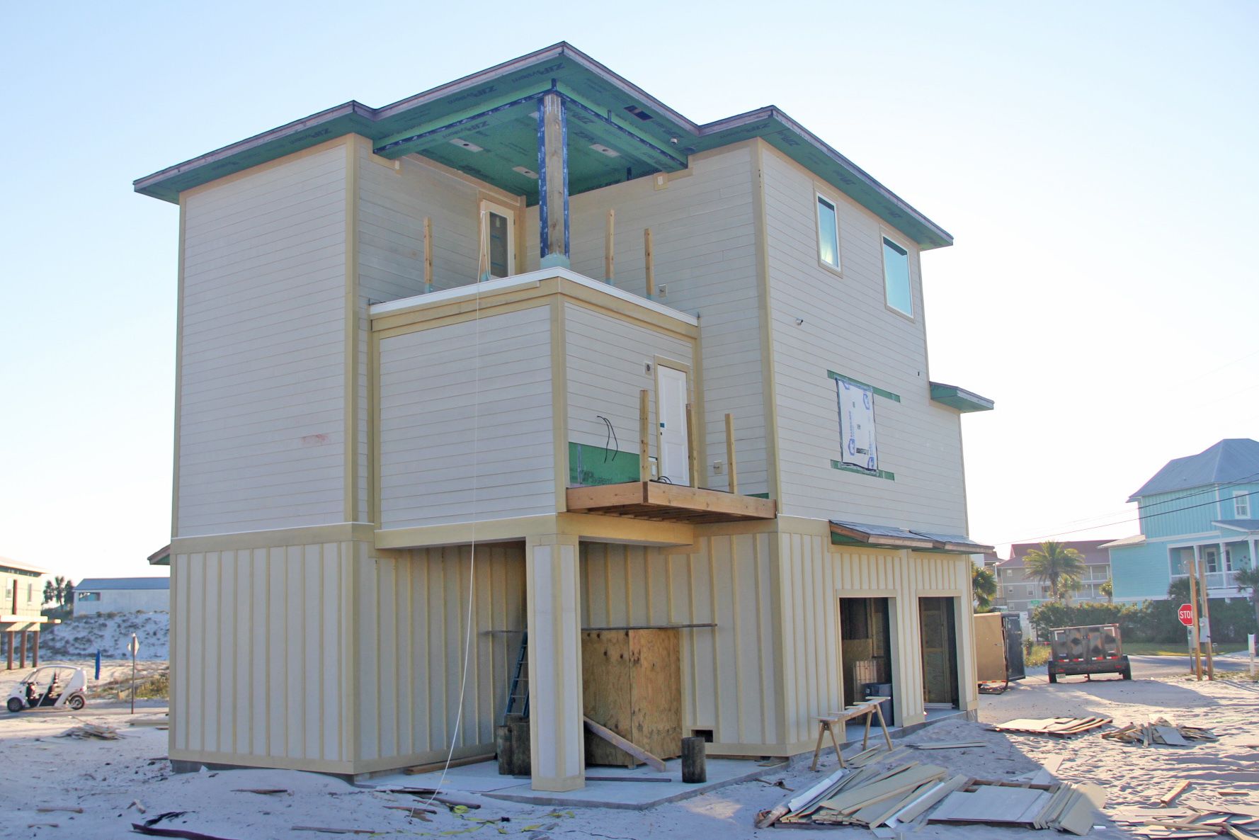 Neff modern coastal piling home on Navarre Beach