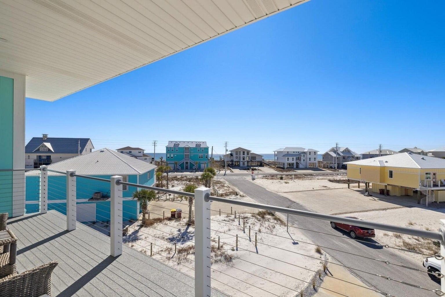 Neff modern coastal piling home on Navarre Beach