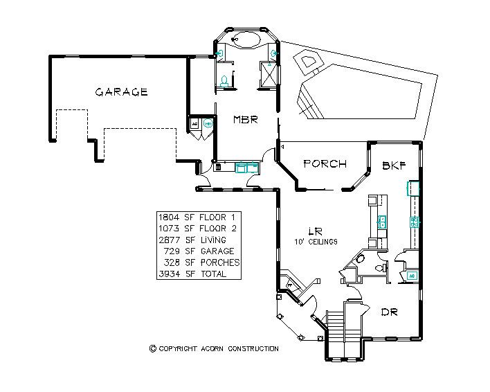 Craftsman style custom home by Acorn Fine Homes in Gulf Breeze