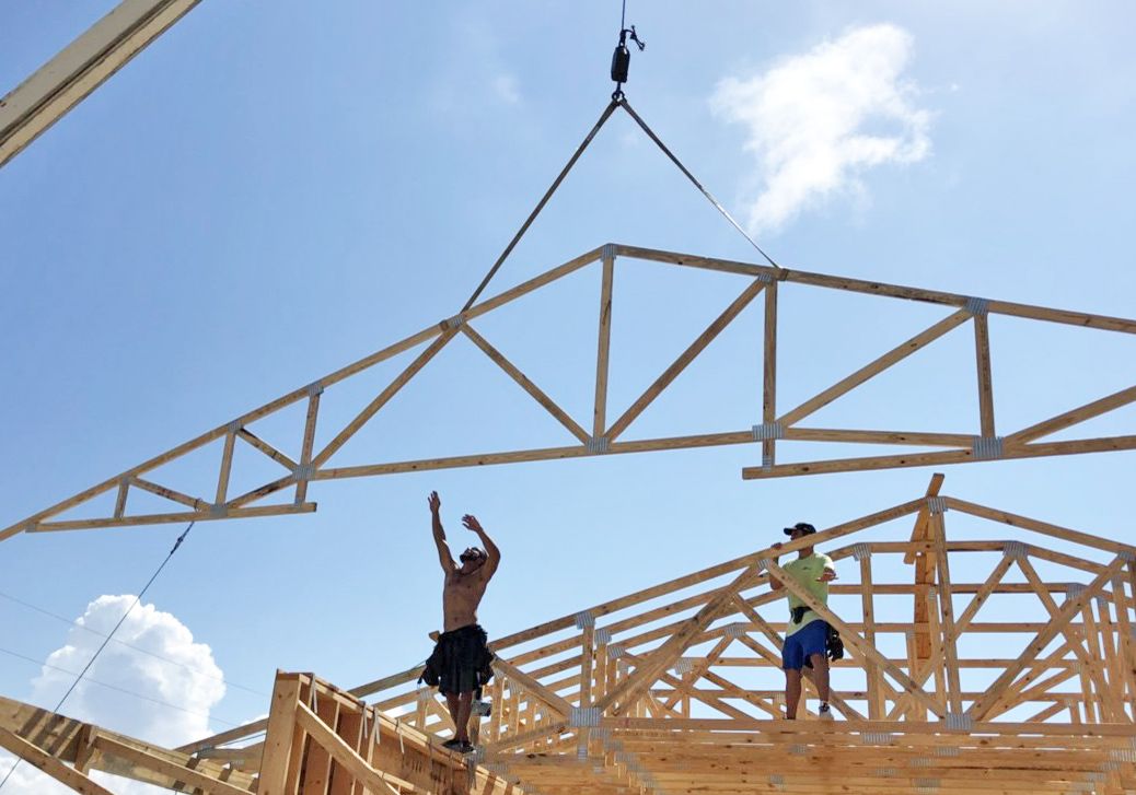 Moreland piling home on Navarre Beach by Acorn Fine Homes