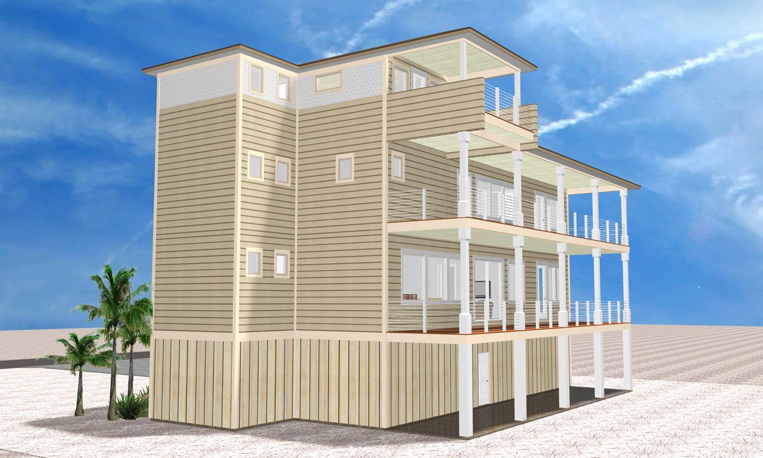 Antinnes residence on Navarre Beach